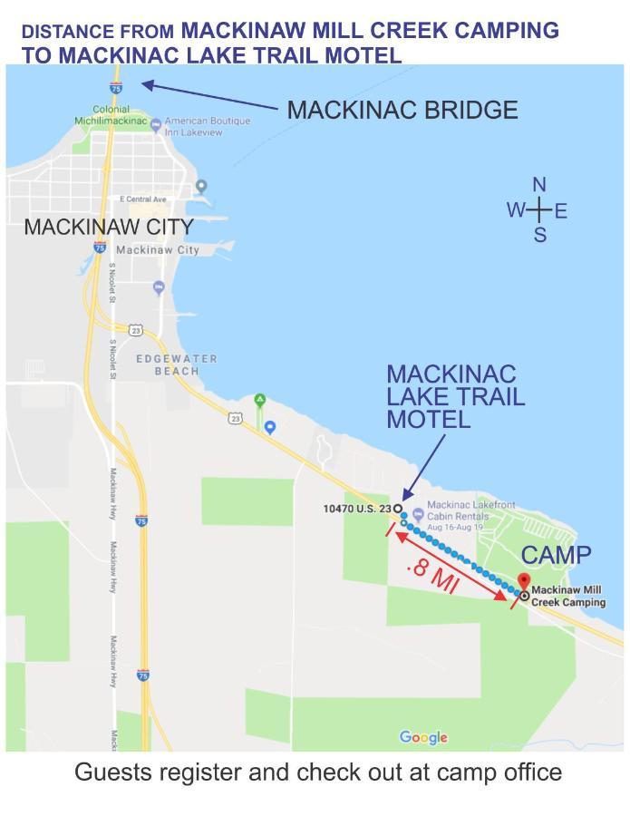Mackinac Lake Trail Motel Mackinaw City Ruang foto